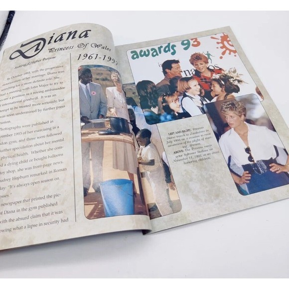 Vintage Tribute To Princess Diana In Our Hearts Forever Gold Collectors Magazine - Picture 7 of 7